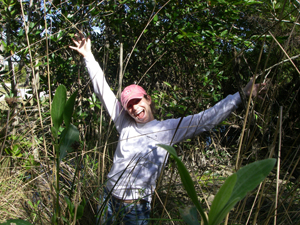 Sara Edelman at Montgomery Botanical Center