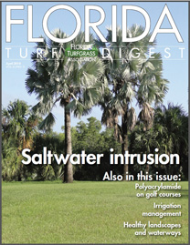 The Cover of Florida Turf Digest, August 2014
