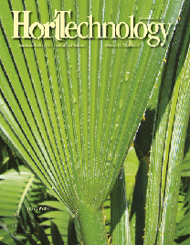 The cover of an issue of HortTechnology