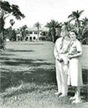 Dr. Robert and Nell Montgomery on the Estate in the 1940s